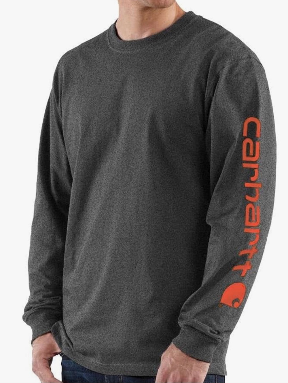 Carhartt Men's Signature Sleeve Logo Long Sleeve Tee XL
